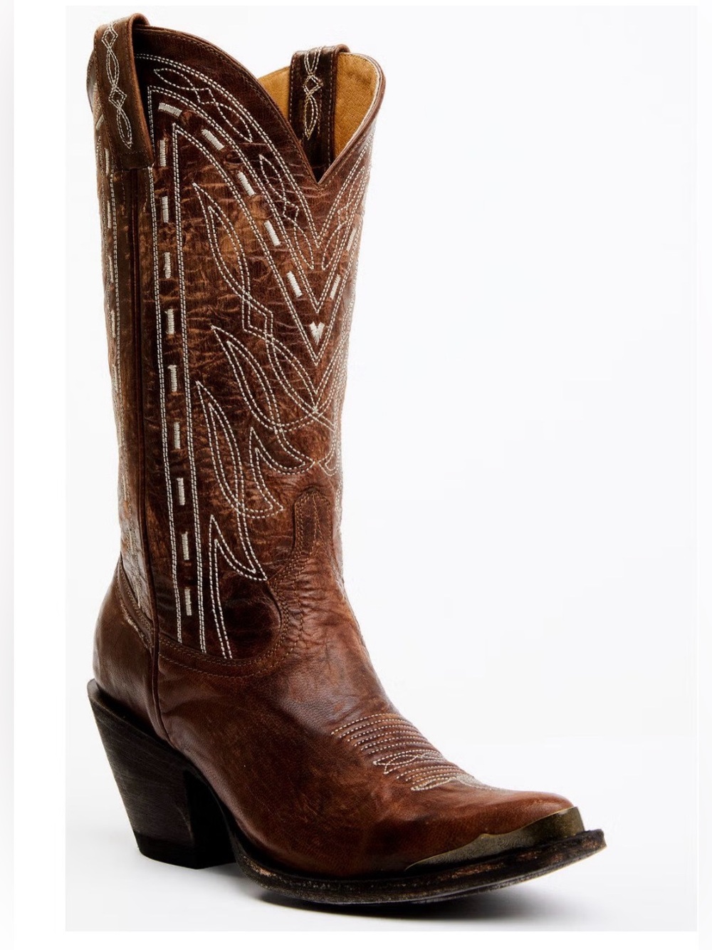 IDYLLWIND WOMEN'S RETRO ROCK WESTERN BOOTS Size 9B Leather Embroidered Cowgirl